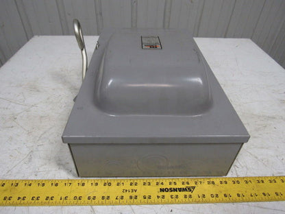 Murray AS323A 100A 2 Pole Fusible Safety Switch 240V/15hp   250VDC/20hp