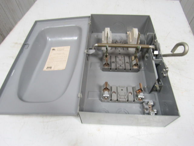 Murray AS323A 100A 2 Pole Fusible Safety Switch 240V/15hp   250VDC/20hp