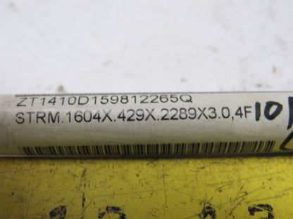 Fullerton STRM.1604x.429x.2289x3.0,4F Solid Carbide Dominator Step Drill 1410