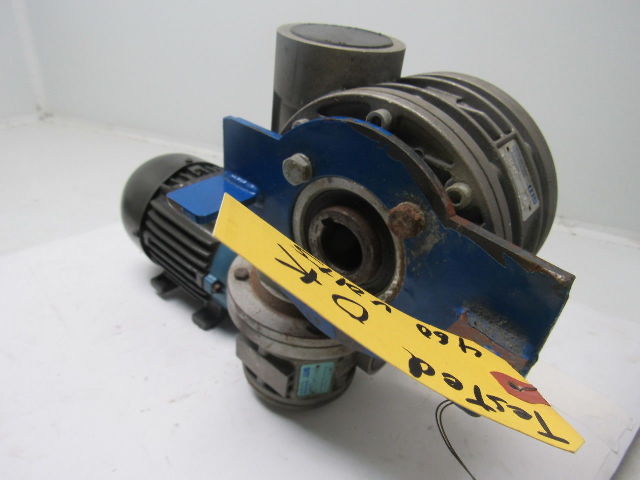 WEG SITI I60 FP 2518ES3E63 1/3HP Sever Duty Electric Motor W/ 30:1 Speed Reducer
