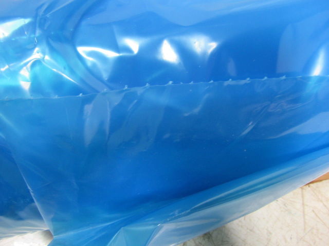 24" x 18" 7.1 Gal VCI 2 Mil Rust & Corrosion Inhibitor Flat Poly Bags Blue Roll of 500