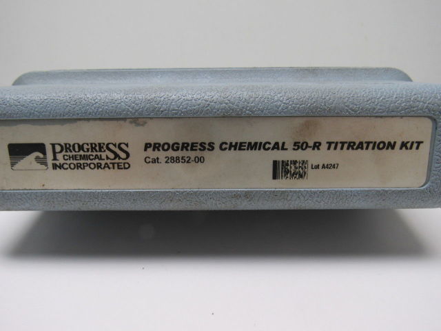 Progress Chemical 50-R Titration Test Kit