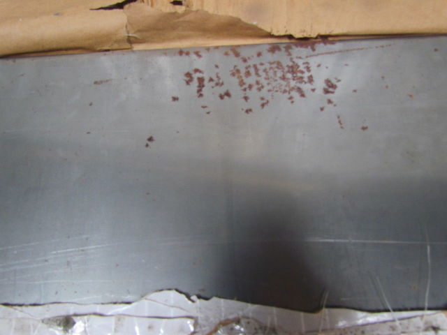 10ga 0.125 Carbon Steel Plate 17-1/2" x 48" Sheared Edge Lot of 2