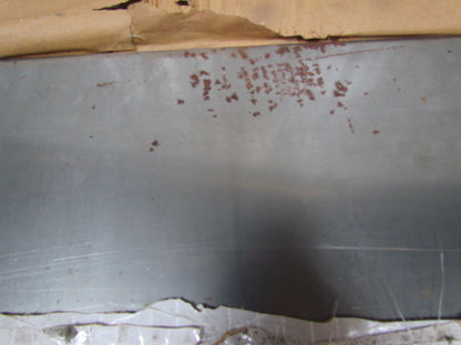 10ga 0.125 Carbon Steel Plate 17-1/2" x 48" Sheared Edge Lot of 2