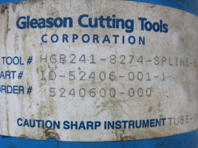 Gleason Cutting Tool 52406-001-1-00 Hob Cutter Mandrel Mounted #40NMTB