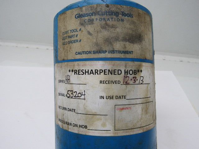 Gleason Cutting Tool 53210-001-100 Hob Cutter Mandrel Mounted #40NMTB