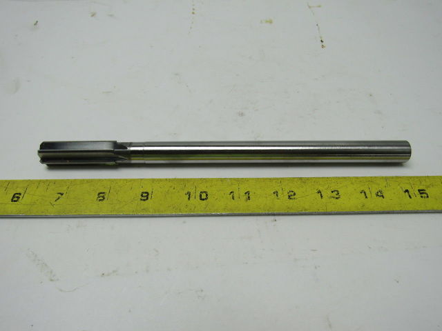 Fullerton .6272" Carbide Reamer W/Steel Shaft Series 1450  9" OAL 6 flutes