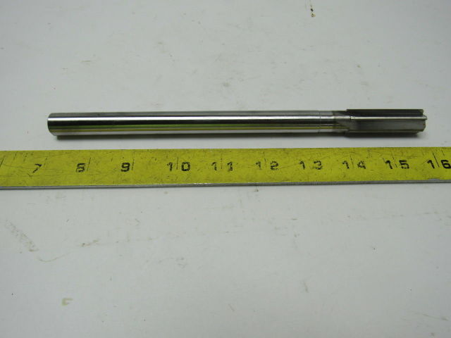 Fullerton .6272" Carbide Reamer W/Steel Shaft Series 1450  9" OAL 6 flutes