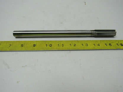 Fullerton .6272" Carbide Reamer W/Steel Shaft Series 1450  9" OAL 6 flutes