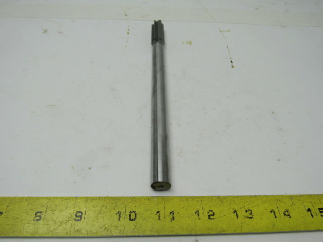 Fullerton .6272" Carbide Reamer W/Steel Shaft Series 1450  9" OAL 6 flutes