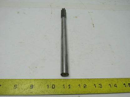 Fullerton .6272" Carbide Reamer W/Steel Shaft Series 1450  9" OAL 6 flutes