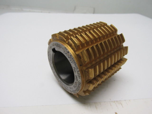 Gleason ID-51598-000-8-00 Gear Hob Cutter 3" OAL 	20° NPA 	LA.1°31' RH WD .075