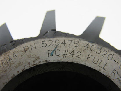 529487 40320-06 Gear Hob Cutter 2-1/2" OAL  RC#42 FULL RANGE LA3°18'