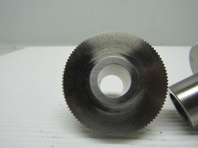 Reed B18 E-32 32T .375 Serration Knurl Rolling Dies 1 Set of 2