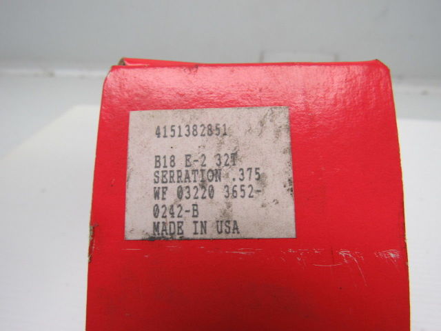 Reed B18 E-32 32T .375 Serration Knurl Rolling Dies 1 Set of 2