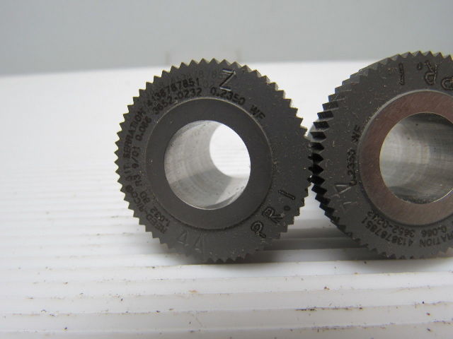 Reed B13 E-2 51T .235 Serration Knurl Rolling Dies 1 Set of 2