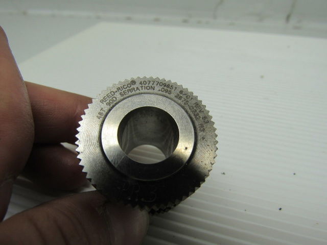 Reed B13 E-5 48T .095 Serration Knurl Rolling Dies 1 Set of 2