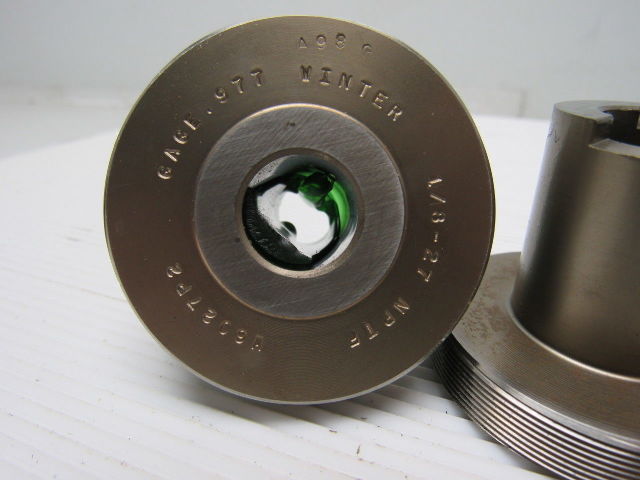Winter W6027P2 1/8-27 NPFT Gauge .977 Thread Rolling Dies 1 Set of 2