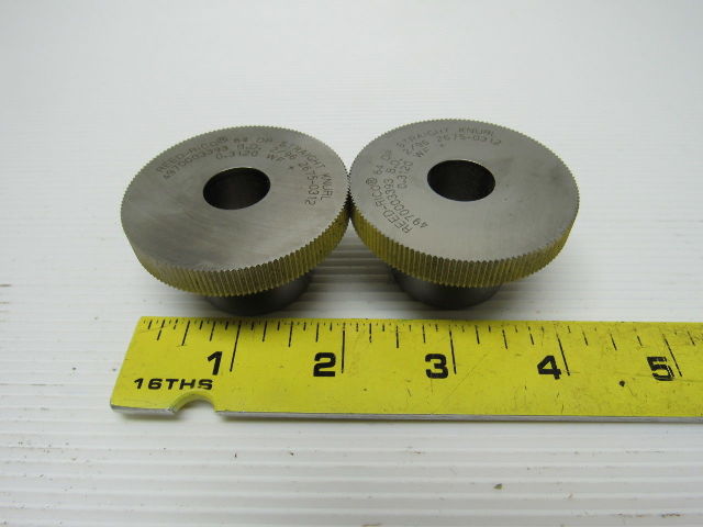 Reed 2675-0312 64 DP 0.3120 WF Straight  Knurl Rolling Dies 1 Set of 2