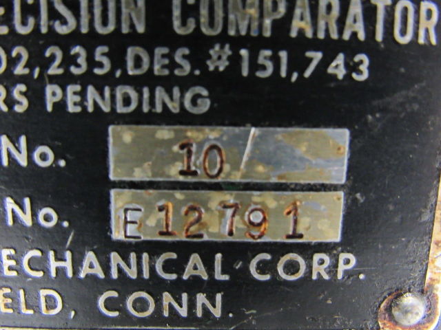 Dow-Gage 10 Dial Manual Precision Parts Comparator Quality Control .01mm
