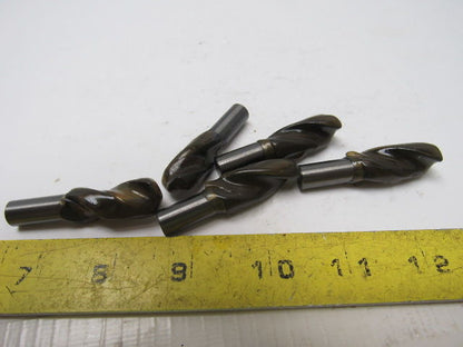 31/64" Stubby length Drill Bit 2.10 OAL 2 Flute 118° Lot of 5