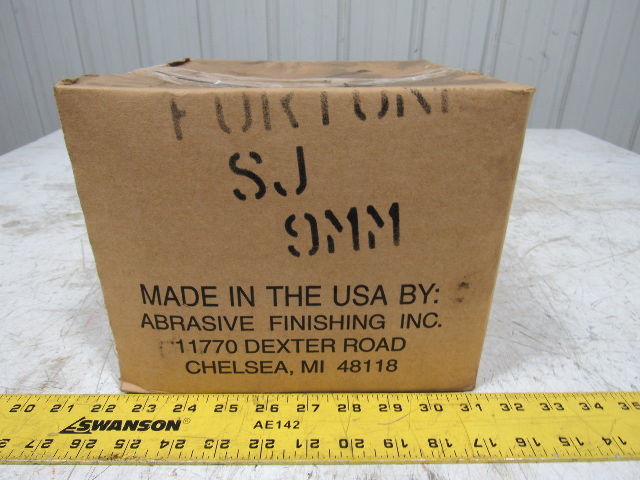 ABRASIVE FINISHING FORTUNE SJ 9MM Spherical Abrasive Wet Tumbling Media 25Lb/Lot