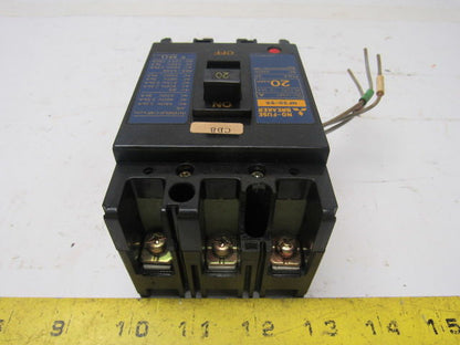 Mitsubishi Electric NF30-SS 20A No Fuse Breaker 3 Pole 600V