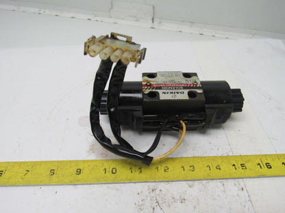 Daikin LS-G02-2CA-10-50S Hydraulic Solenoid Control Valve 100V Coil