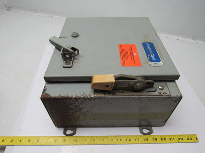 Joslyn Clark C18TAX6031500T Fusible Disconnect Switch Enclosure