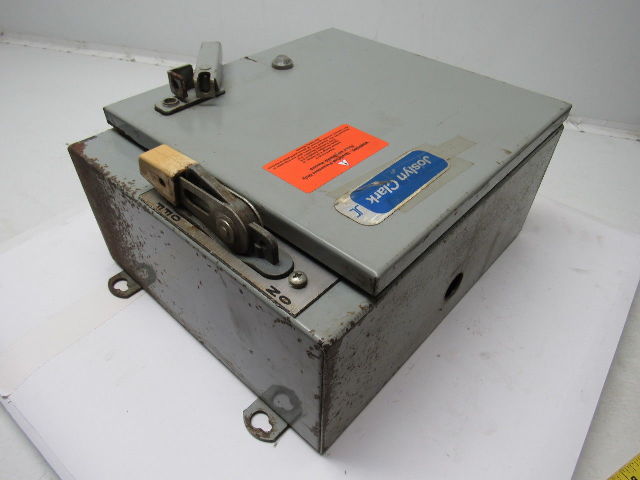 Joslyn Clark C18TAX6031500T Fusible Disconnect Switch Enclosure