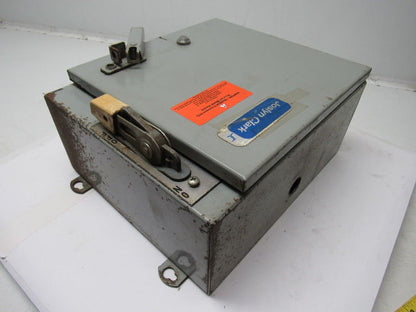 Joslyn Clark C18TAX6031500T Fusible Disconnect Switch Enclosure