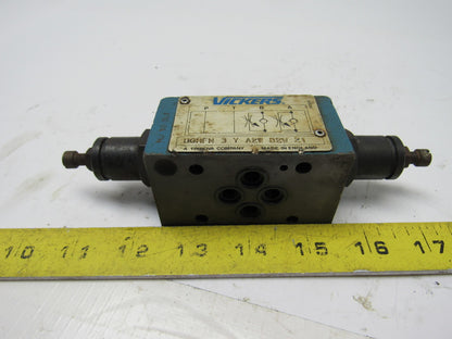 Vickers DGMFN-3-Y-A2W-B2W-21 Modular Valve Flow Regulator