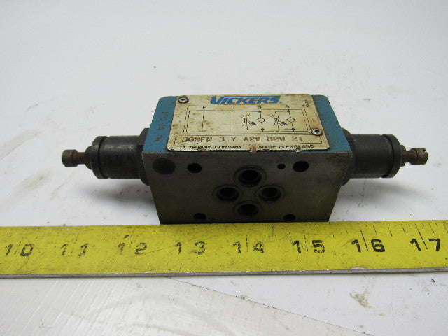 Vickers DGMFN-3-Y-A2W-B2W-21 Modular Valve Flow Regulator