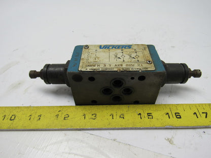 Vickers DGMFN-3-Y-A2W-B2W-21 Modular Valve Flow Regulator