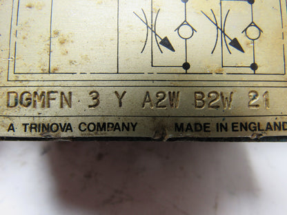 Vickers DGMFN-3-Y-A2W-B2W-21 Modular Valve Flow Regulator