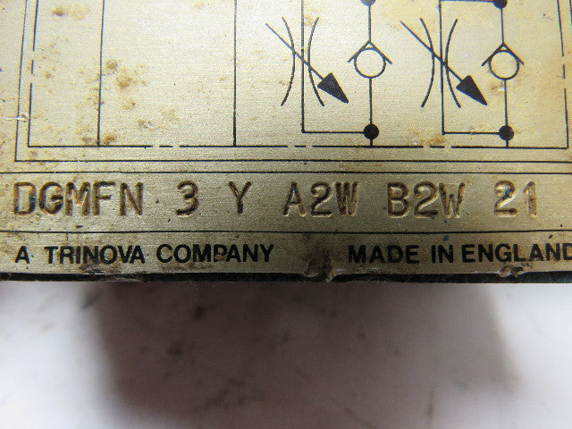Vickers DGMFN-3-Y-A2W-B2W-21 Modular Valve Flow Regulator
