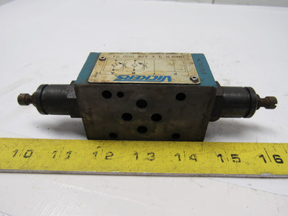 Vickers DGMFN-3-Y-A2W-B2W-21 Modular Valve Flow Regulator