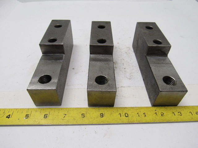 Lathe Chuck Jaw Set 6.5" Long X 1.5" Wide X 2.250" Tall Lot of 3
