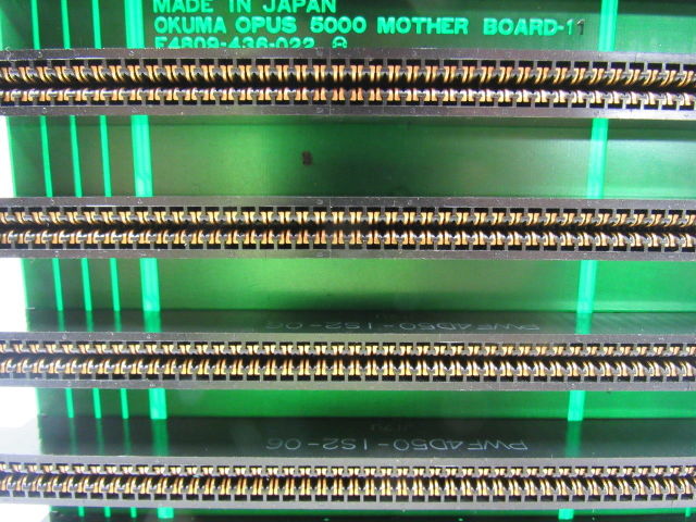 Okuma E4809-436-022 Opus 5000 Mother Board-11 Card Holder