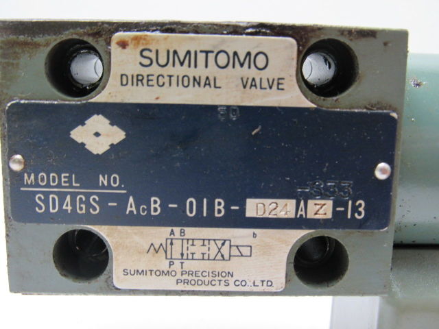 Sumitomo SD4GS-AcB-OIB-D24-AZ-13 Directional Control Valve Okuma LC20-2SC