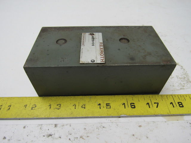 Rex Rexnord AG22723-1-2-3 Hydraulic Manifold Block