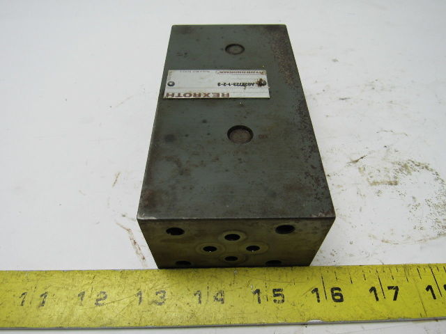Rex Rexnord AG22723-1-2-3 Hydraulic Manifold Block