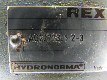 Rex Rexnord AG22723-1-2-3 Hydraulic Manifold Block