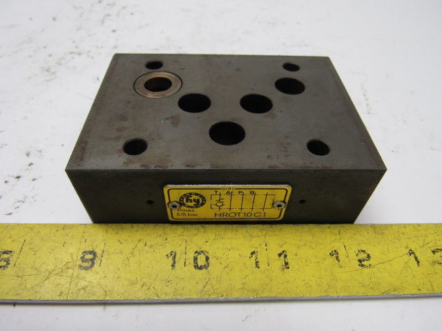 Hydraulic Ring HROT10C1 Modular Manifold Block Sub Plate