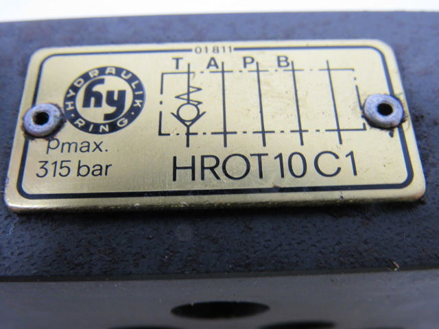 Hydraulic Ring HROT10C1 Modular Manifold Block Sub Plate