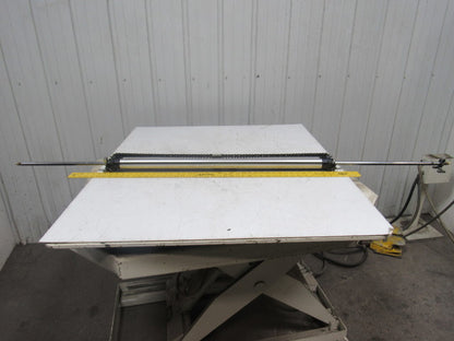 Smooth Round Pneumatic Air Cylinder 35-1/2" Stroke 5/8" Rod 1-1/8" Bore