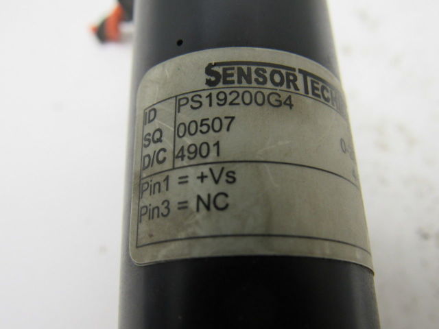 Sensor Technics PS19200G4  Pressure Sensor 12-36v 0-200 psig 4-20mA 2 wire