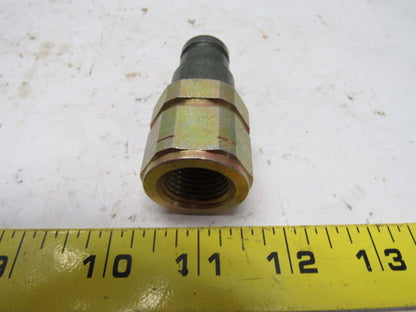 DynaQuip DFP-680 Male Quick Coupler Body 1/2"NPT Female Fluid Connector