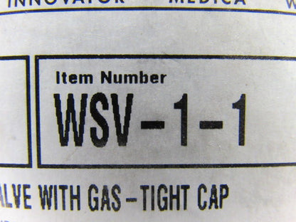 Western Enterprises WSV-1-1 Line Station Valve W/ Gas-Tight Cap