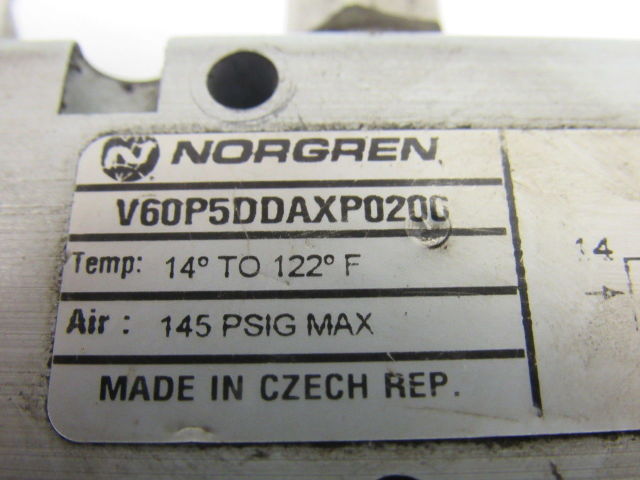 Norgren V60P5DDA-XP020C Pneumatic Air Valve 1/8" NPT 145PSI